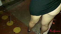 A sexually permissive woman is affectionate in public areas owing to her immodest conduct