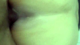 MILF lustily nails anal sex and drenches her mom’s face with cum in the dining room