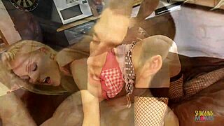 stressed man, ready for blonde milf's big tits in doggy style?