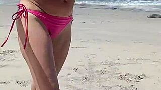 Milf Bares All Publicly!