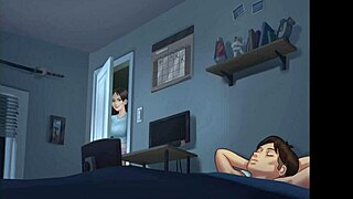 Stepsister Sneaks Into Mom's Room For Big Cock Again In Summertime Saga Jenny