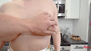 Stepson blonde beauty blowjobs stepbrother HD