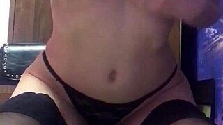 Big boobed MILF solo masturbates