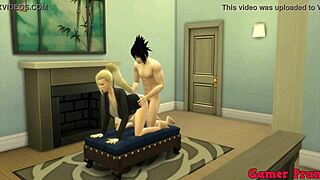 But in a Japanese animated scene, a bride gets herself cheating on her husband with the housekeeper
