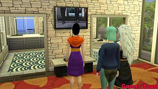 hinata and friends cap6: madara checks room, sees fight over his cock, joins trio, cums inside both girls