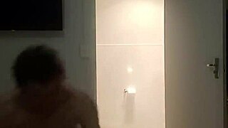 Stranger calls sexy blonde milf chastity-eve, blindfolds her, and fucks her roughly in latex.