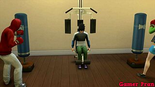 Hinata demands Naruto fuck her hard during exercise