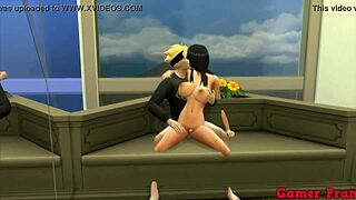 naruto hentai hinata bangs boruto hard, wow! 😍