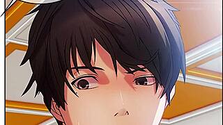 Becoming roommates with my boss in the dorm, featuring characters as teacher and mother-in-law in episode 19