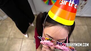 Birthday Threesome: Stepmom Or Stepaunt First?