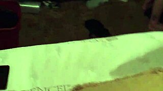 I am fuking off with a tatooed milf and her monster cock piercin