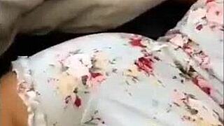 Sexy brunette slut gets fucked live