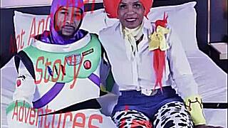 raven swallowz rides monster cock in cosplay parody