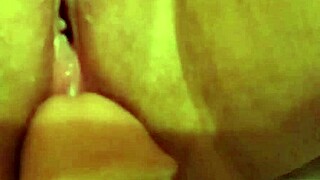 real amateur milf can't resist that huge dildo insertion