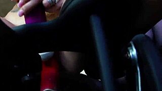 Hot kinky lesbians engage in intimate session