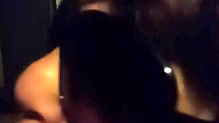 Her coworker takes MILF in a braless blowjob