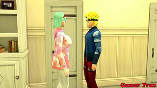 sakura and bulma share sex tips then fuck wildly