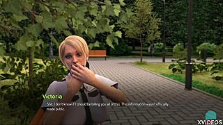 Bound Milf Gives Public Blowjob in Park