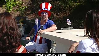 jennifer jacobs and ariella ferrara in taboo threesome with stepbrother