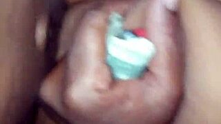 She was a mature black mom fucking her tits