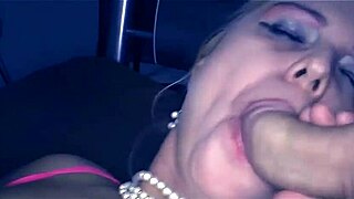 Busty blonde gets creampied