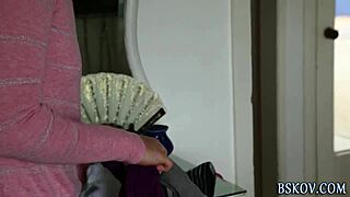 Redhead Milf Gets Facial After Blowjob And Masturbation With Big Tits!