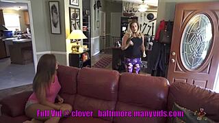 MILF mom and her girly pals decided for a threesome