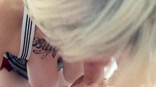 Sexy Blonde Milf Pawg With Big Tits In Blowjob And Ass Lick