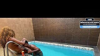 is that little pussy ready for lover's stick on stairs?