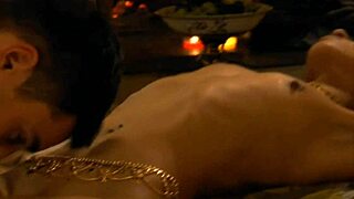 Exotic Indian Lovers Explore Erotic Desires in Ancient Setting