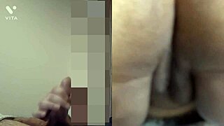 Step mom masturbates on video call.