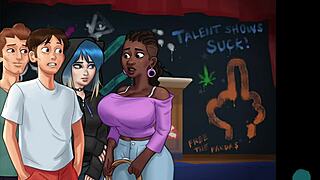 Summertime saga 53 features amazing neighbor tits in roleplay