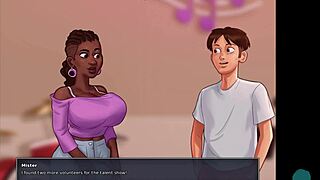 Summertime saga 53 features amazing neighbor tits in roleplay