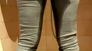 Wetting Desperate My Jeans Shorts And Long Plus He Pee On My Ass