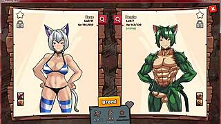 Bold Breeding Farm Part 13: Redhead Slut MILF Blows Monster Cock, Kisses Boobs