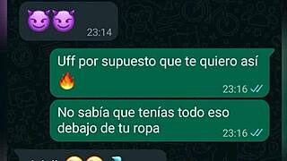 WhatsApp Chat With Maid Karina Ends In Bent Over Anal Fucking And Cum