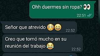 WhatsApp Chat With Maid Karina Ends In Bent Over Anal Fucking And Cum