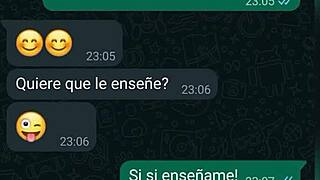 WhatsApp Chat With Maid Karina Ends In Bent Over Anal Fucking And Cum