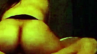 i watch this big ass curvy milf latina ride n glide on cock