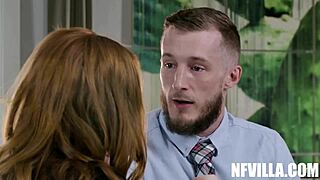 Brick Danger satisfies Nala Brooks in job scene