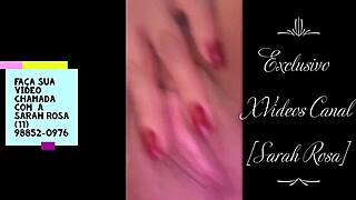 Sarah Rosa Teases with Horny Masturbation