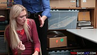 See how amateur teen gets bust shoplifting, gets hardcore sex
