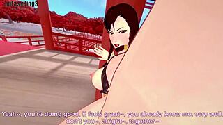 Chun-Li feels intense pleasure in hard doggystyle Street Fighter POV.