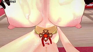 Chun-Li feels intense pleasure in hard doggystyle Street Fighter POV.