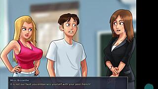 making out with the french teacher in college roleplay