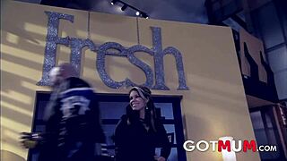 Two Tattooed Milfs Handle Businessmen with Blowjobs and Cunilingus