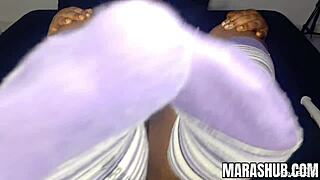 homemade squirt orgasm from Ebony MILF