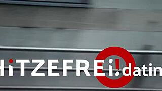 Yo, Hitzefrei Sophie Logan picked up for hot blonde doggystyle action! 😍