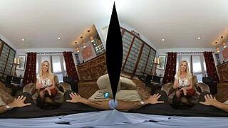 Brandi Love in MilfVR delivers steamy groupie action with hardcore banging.