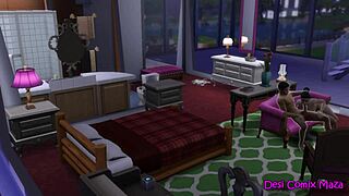 Horny Milf Santu Aunty Fucked Hard by Her In-Law Multiple Times!